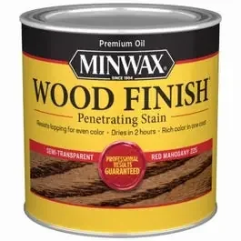 1/2-Pt. Red Mahogany Wood Finish