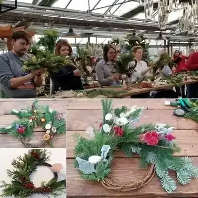 10″ WREATH WORKSHOP- Dec 3rd 10am