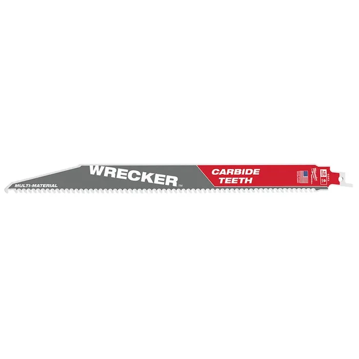 12″ 6 TPI THE WRECKER™ with Carbide Teeth SAWZALL® Blade 1PK