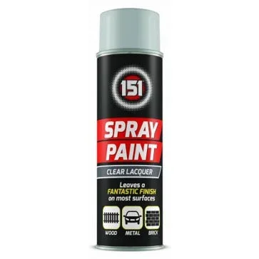 151 Spray Paint Clear Lacquer 250ml – Case of 12