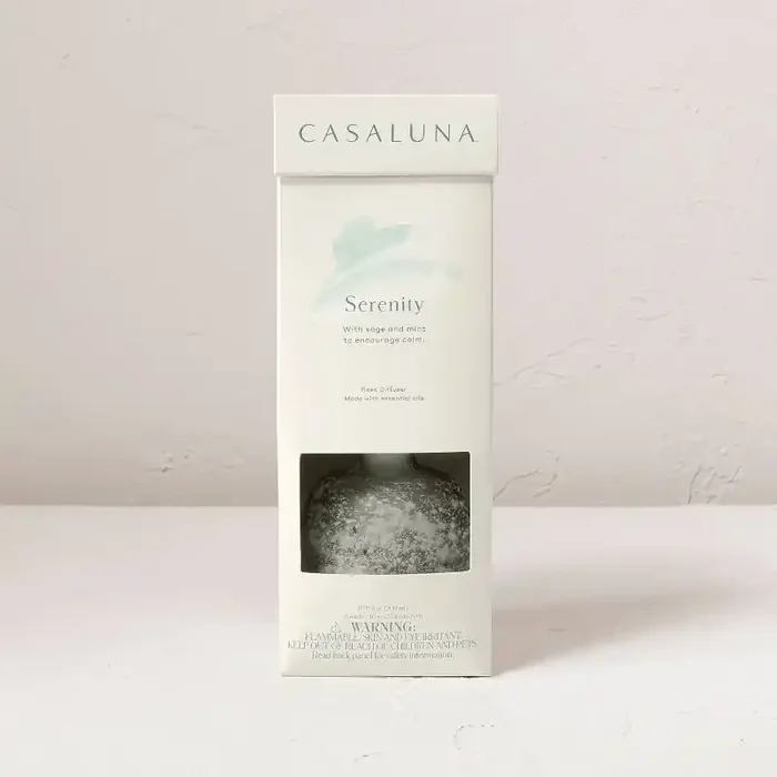 200ml Serenity Oil Diffuser – Casaluna™ Aromatherapy, Peppermint, Sage, Basil Scents