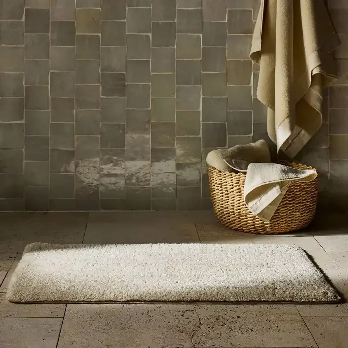 21″x34″ Modal Plush Bath Rug Ivory – Casaluna™