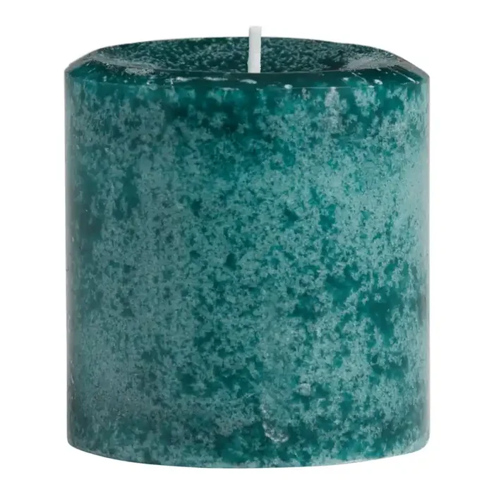 3×3 Black Fig Vetiver Mottled Pillar Scented Candle