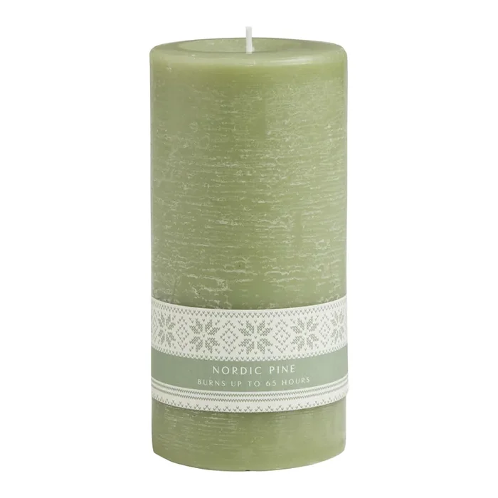 3×6 Nordic Pine Pillar Scented Candle