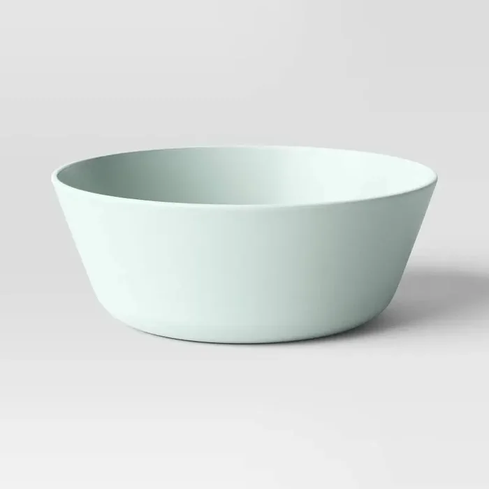 33.5 fl oz Plastic Cereal Bowl Mint – Room Essentials™ Microwave & Dishwasher Safe, Recycled Material