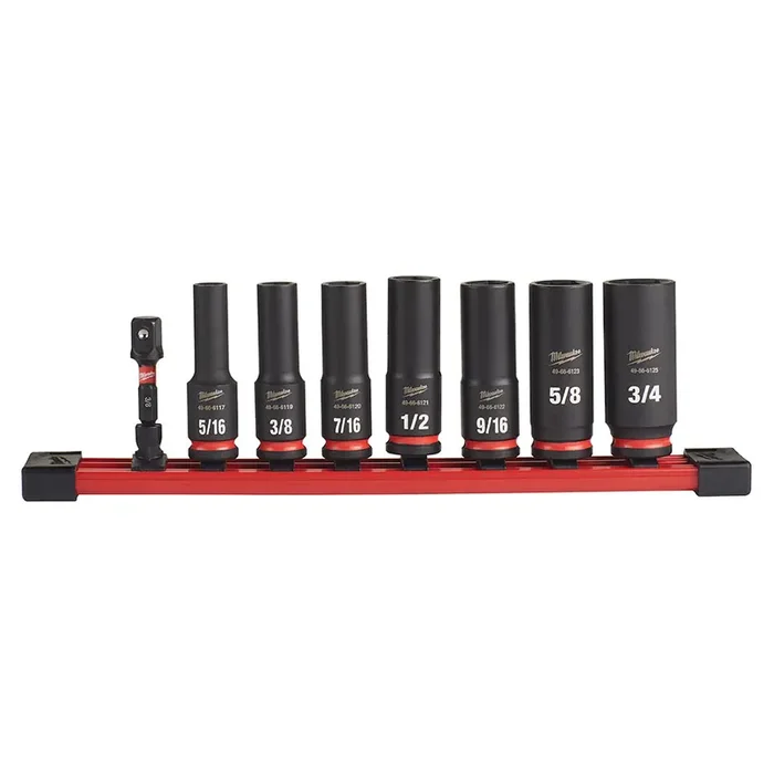 8PC SHOCKWAVE™ Impact Duty™ 3/8″ Drive SAE Deep 6 Point Socket Set