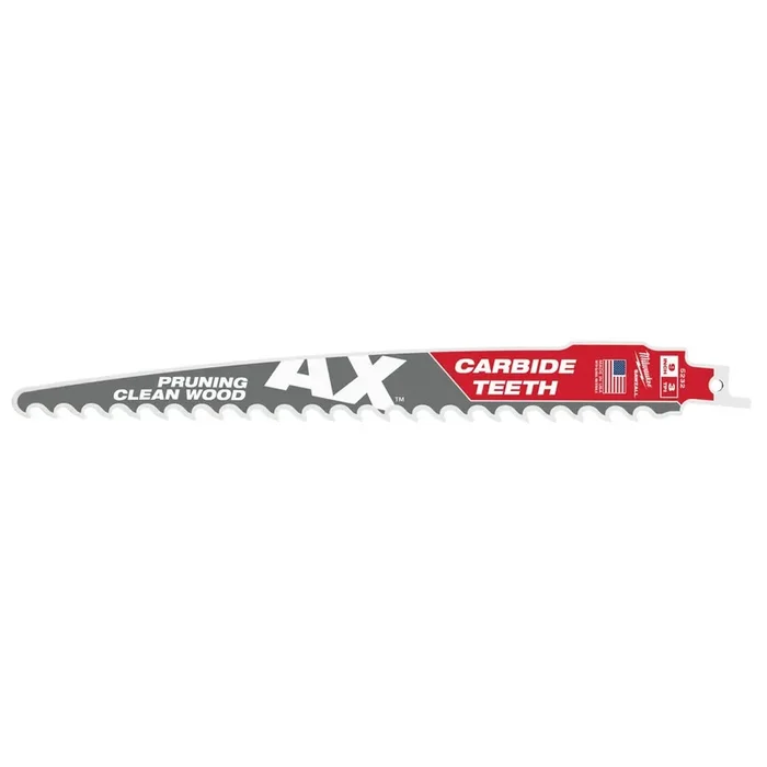 9″ 3 TPI The AX™ with Carbide Teeth for Pruning & Clean Wood SAWZALL® Blade 3PK