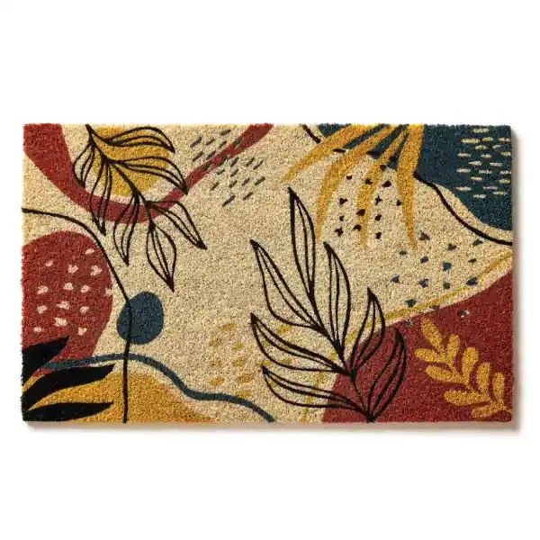 ABSTRACT AMBER MAT 17″x28″