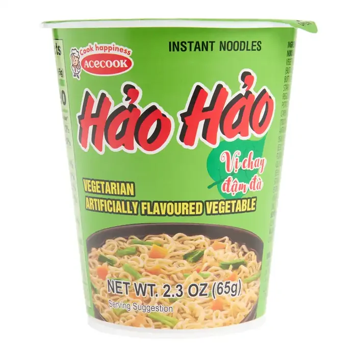 Acecook Hao Hao Vegetarian Instant Noodle Cup