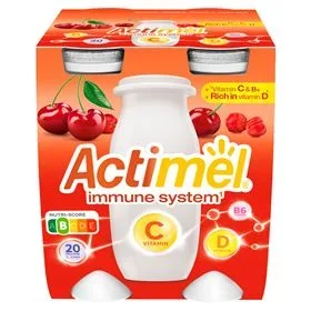 ACTIMEL FERMENTIERTE MILCH-KIRSCH-ACEROLA-GESCHMACK 400 G (4 X 100 G)