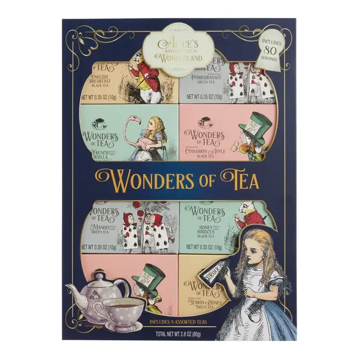 Alice‘s Adventures in Wonderland Variety Book of Tea 80 Ct