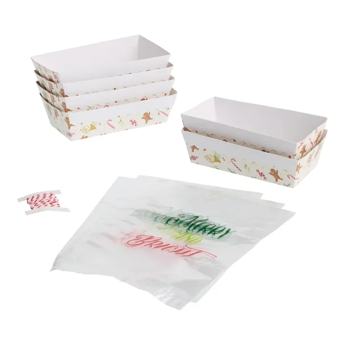 All The Trimmings Paper Loaf Pan Gifting Kit 6 Pack
