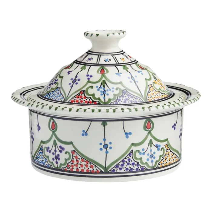 Amira Hand Painted Ceramic Soup Tureen
