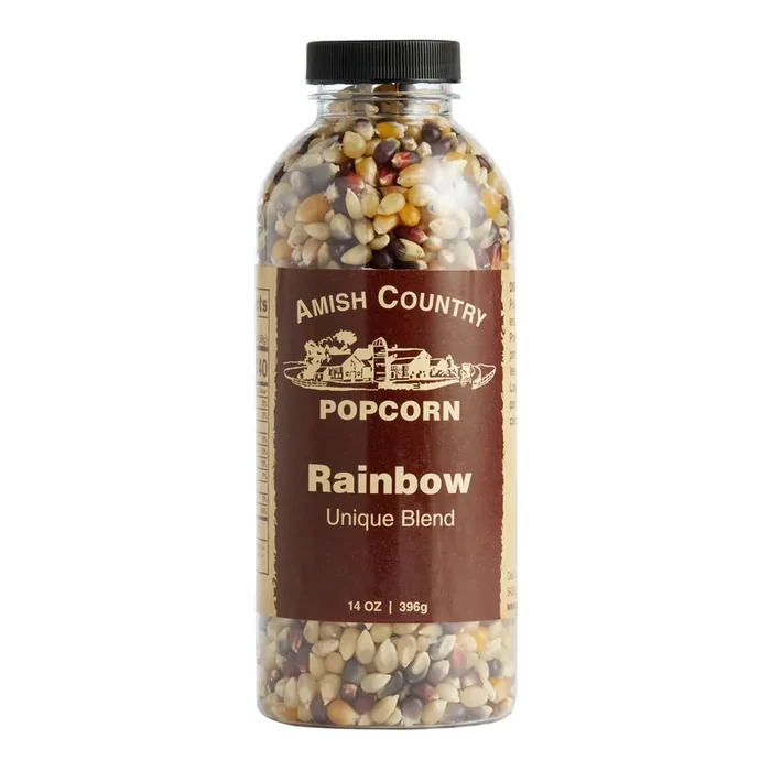 Amish Country Rainbow Popcorn Kernels