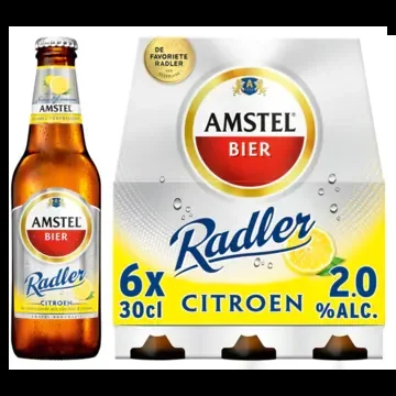Amstel Radler lemon beer