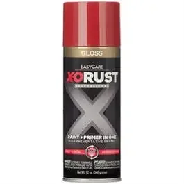 Anti-Rust Enamel Paint & Primer, Bright Red Gloss, 12-oz. Spray