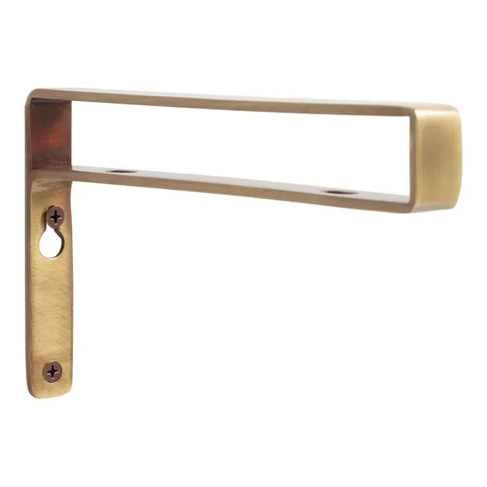 Antique Brass Mix & Match Shelf Brackets 2 Pack