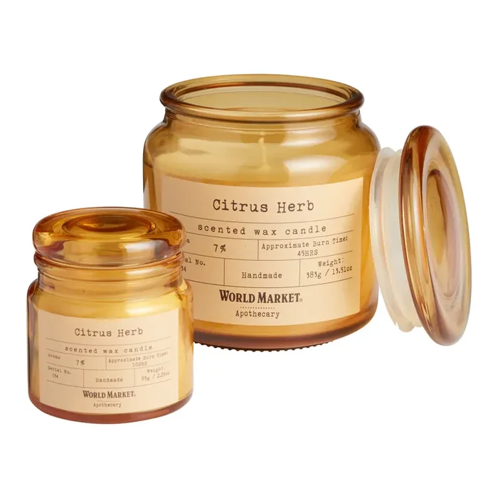 Apothecary Citrus & Herb Scented Candle