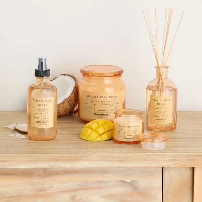 Apothecary Coconut Milk Mango Home Fragrance Collection
