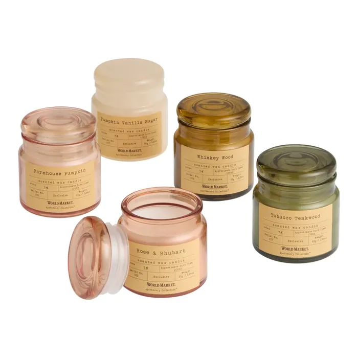 Apothecary Fall Mini Scented Candle Set of 2