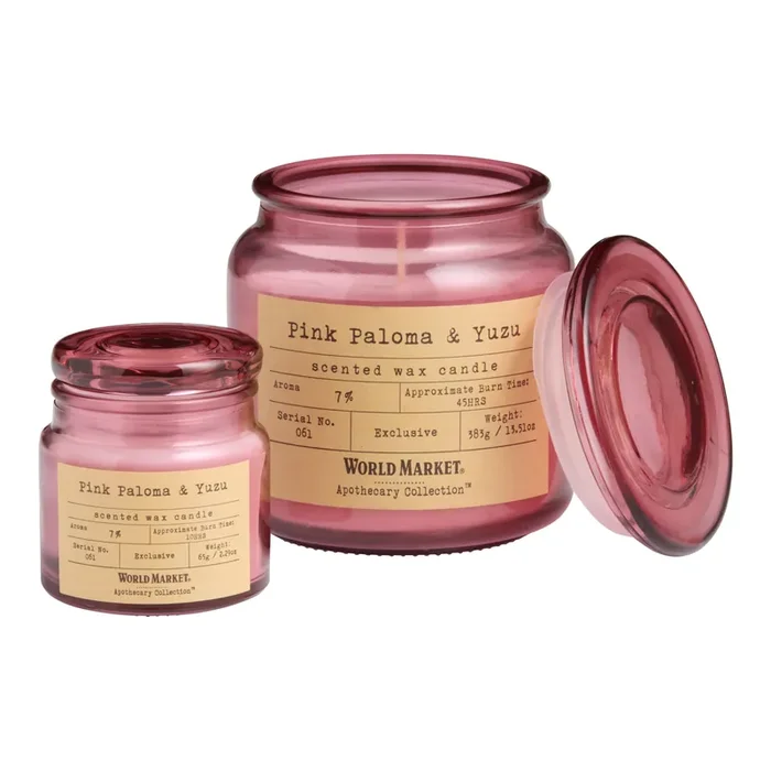 Apothecary Pink Paloma & Yuzu Scented Candle