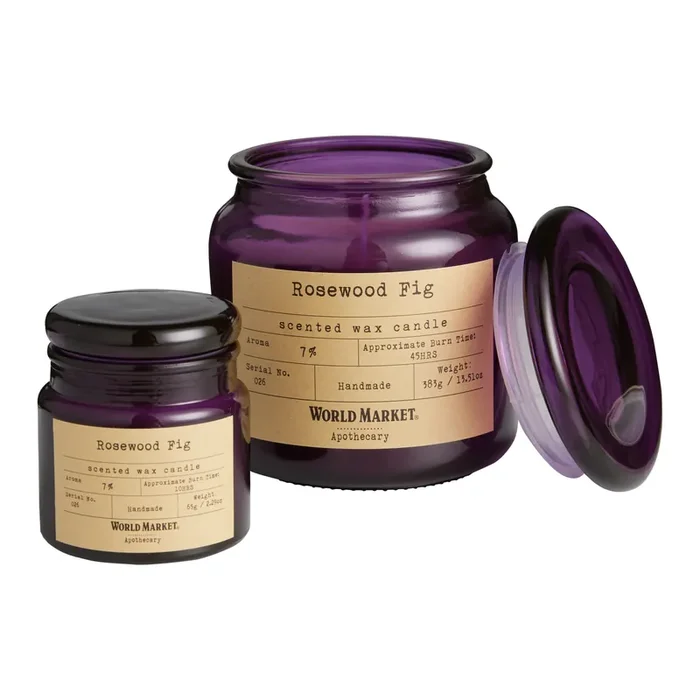Apothecary Rosewood Fig Scented Candle