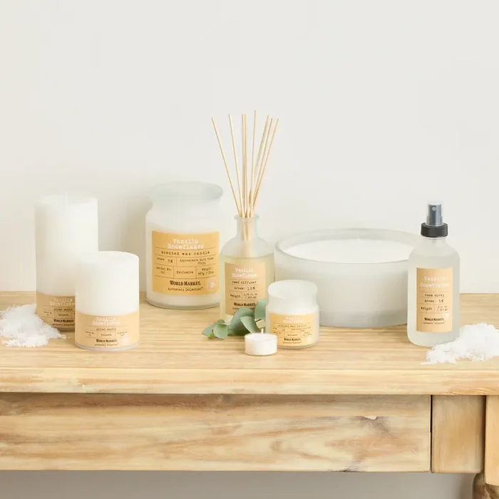 Apothecary Vanilla Snowflakes Home Fragrance Collection