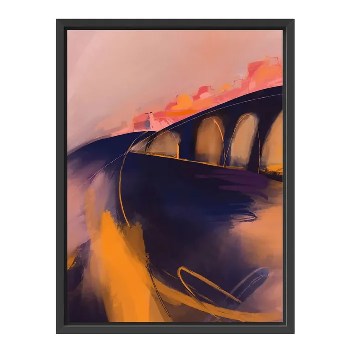 Arches By Luana Asiata Framed Canvas Wall Art