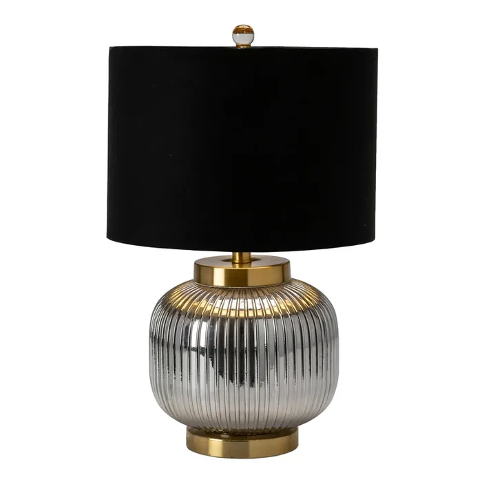 Arne Gold And Glass Table Lamp