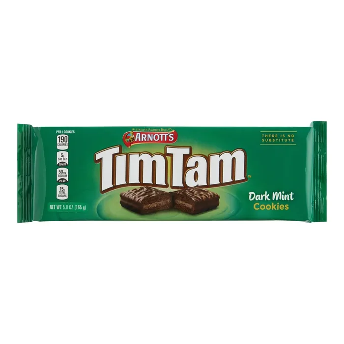 Arnott‘s Tim Tam Mint Dark Chocolate Cookies