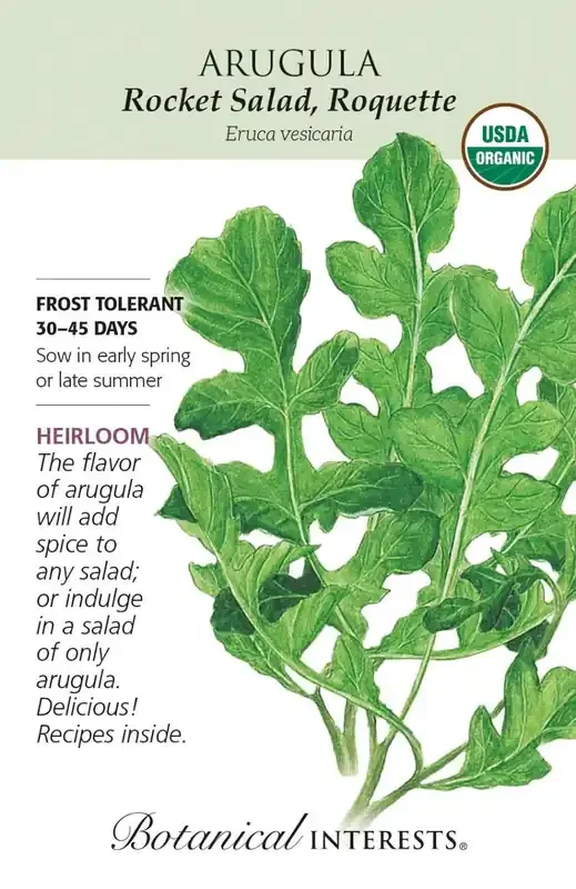 ARUGULA ROCKET Botanical Interests®