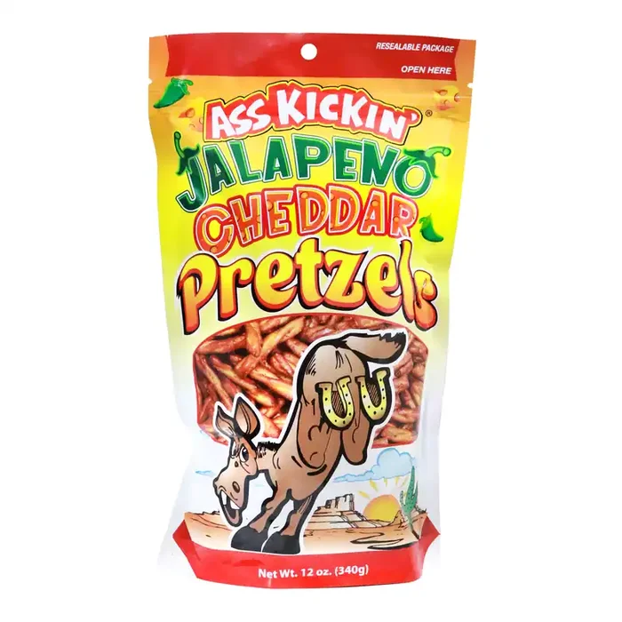 Ass Kickin‘ Jalapeno Cheddar Pretzels