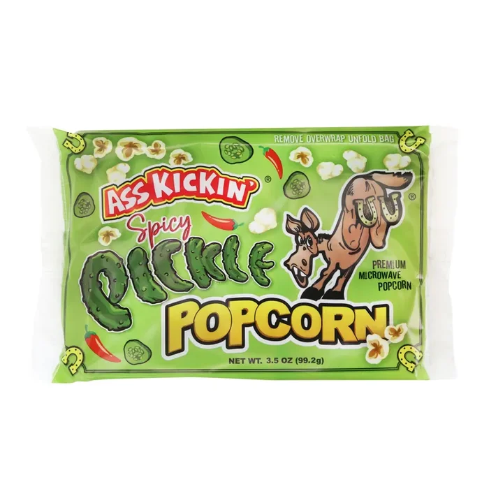 Ass Kickin‘ Spicy Pickle Microwave Popcorn