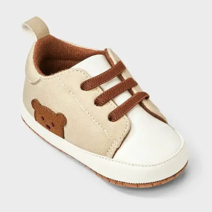 Baby Bear Tennis Crib Shoes – Cat & Jack™ Tan 6-9M