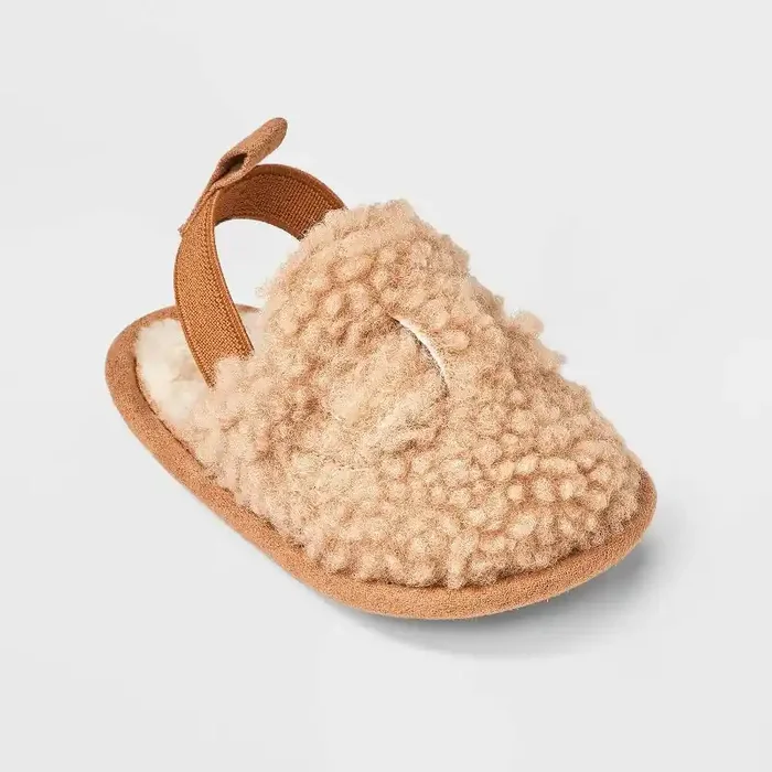 Baby Clog Crib Shoes – Cat & Jack™ Brown 6-9M