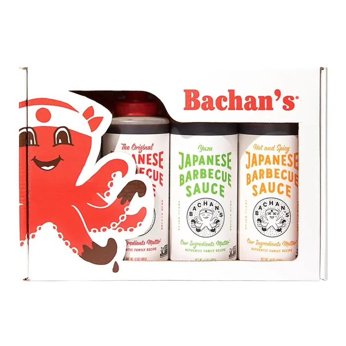 Bachan‘s Japanese Barbecue Sauce Gift Box 4 Pack