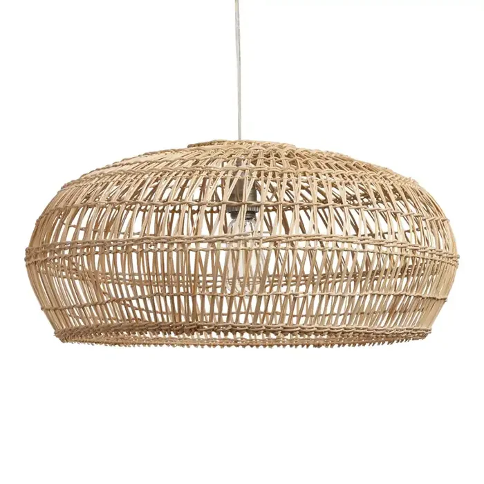 Bamboo Open Weave Orb Pendant Shade