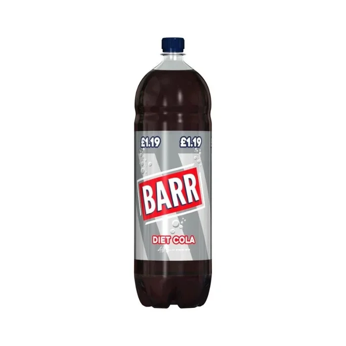 Barr Diet Cola 2L PMP £1.19 – Case of 6
