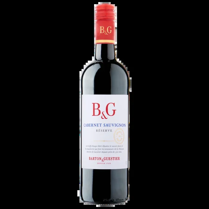 Barton & Guestier Cabernet sauvignon reserve vegan French red wine