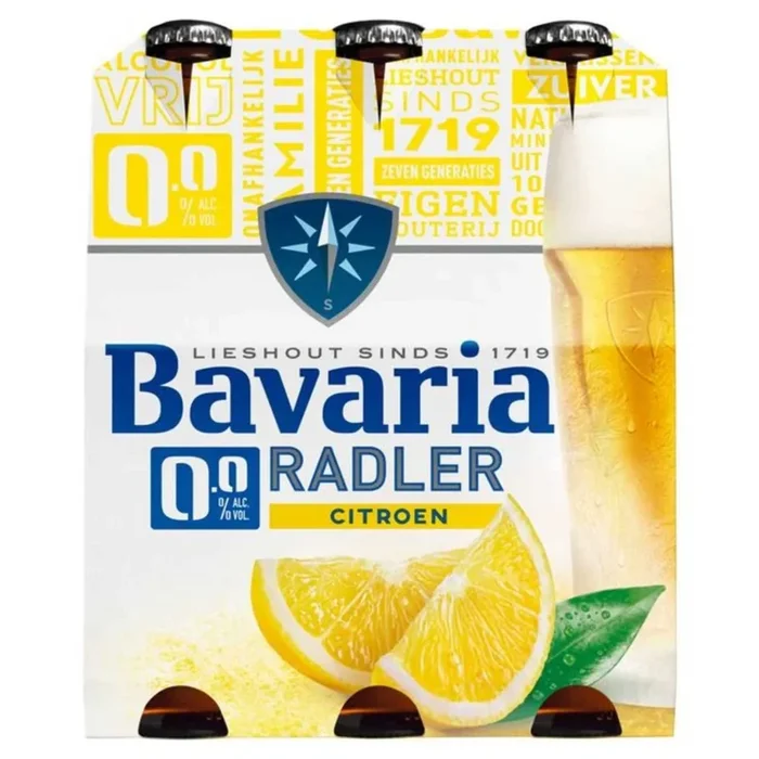 Bavaria Radler lemon alcohol free beer