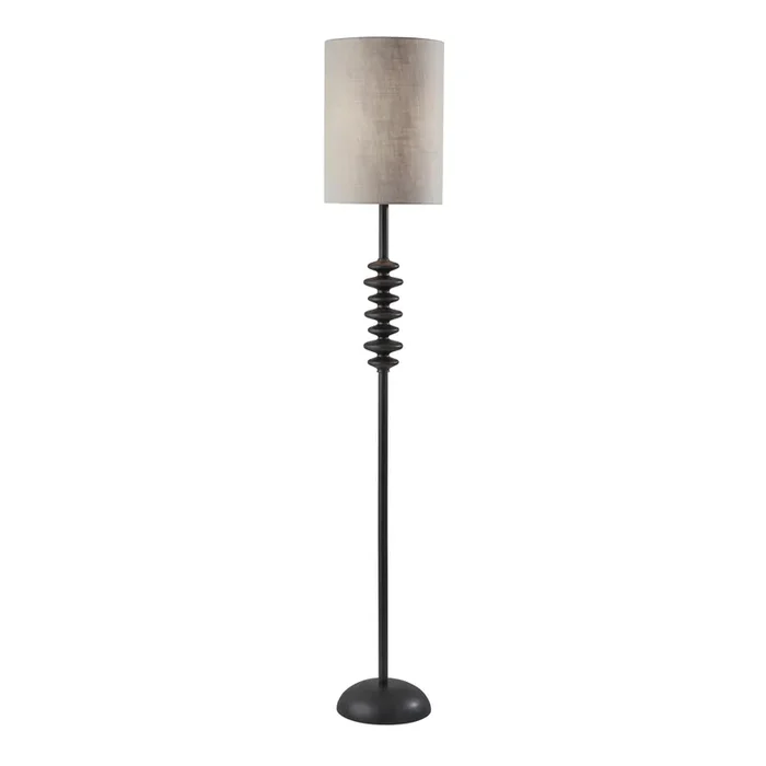 Beatrice Matte Black Floor Lamp