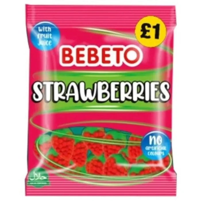 Bebeto Strawberry Jelly 150g PMP £1 – Case of 10