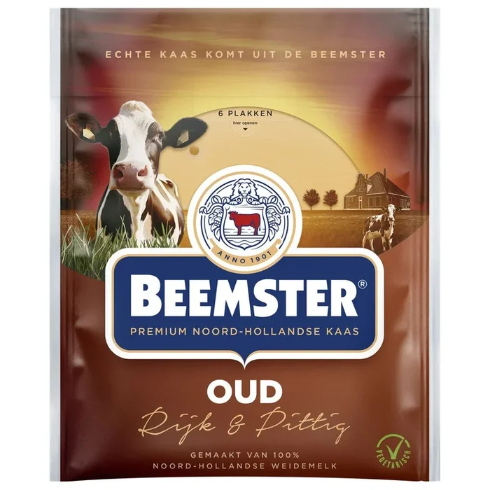 Beemster Old 48+ cheese slices