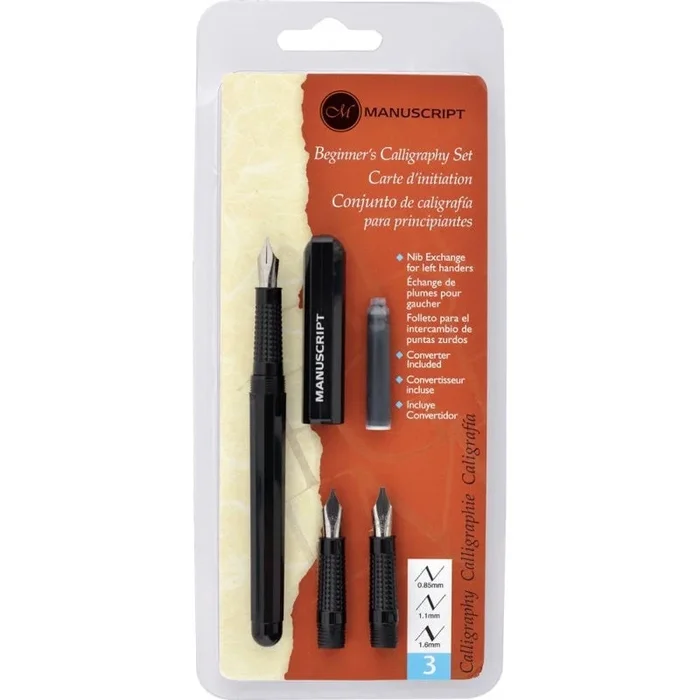 Beginners Calligraphy 3 Nib Set