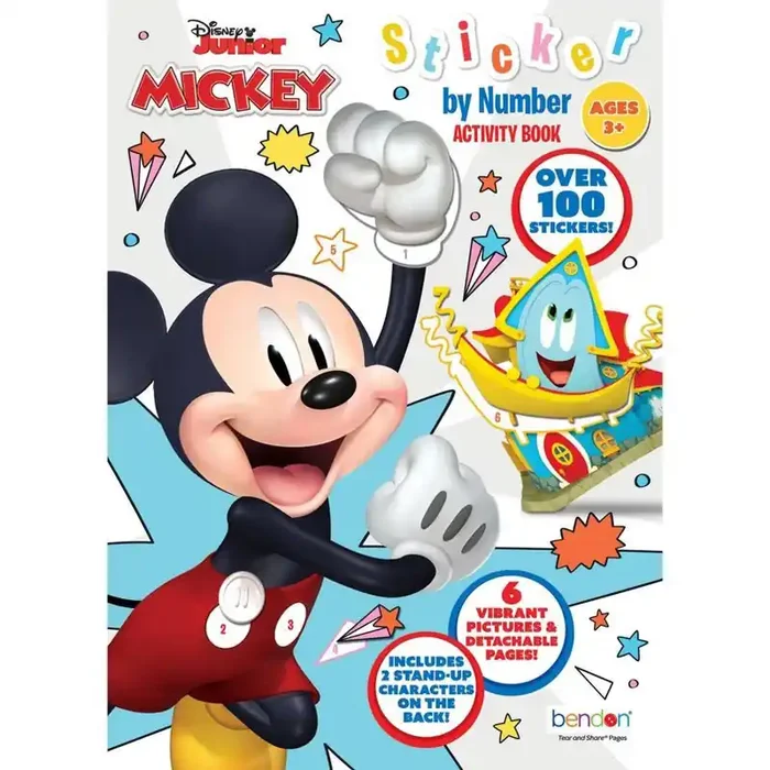 Bendon Disney Junior Sticker – by Number Book