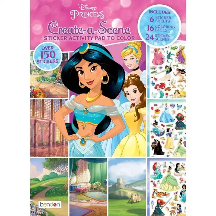 Bendon Disney Princess Create a Scene Book – Target Exclusive Edition (Paperback)