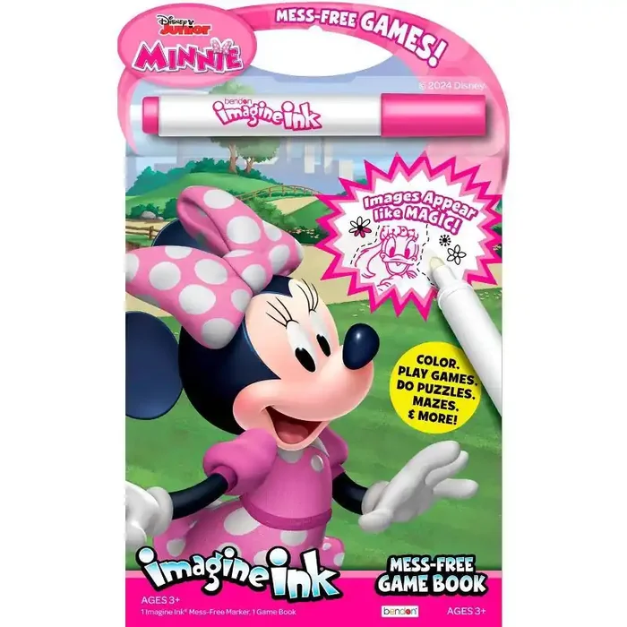 Bendon Minnie Mouse Imagine Ink Mess Free Game Book