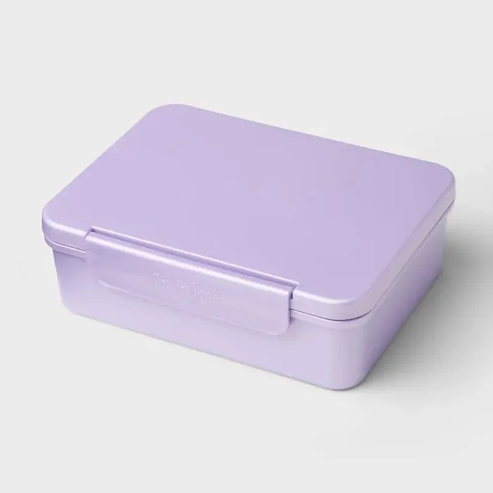 Bento Box – Cat & Jack™ Glitter Purple BPA-Free, Leakproof, Lunch Container