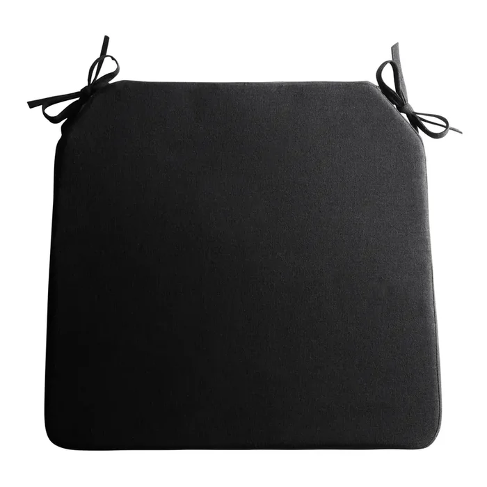 Black Bistro Chair Cushion