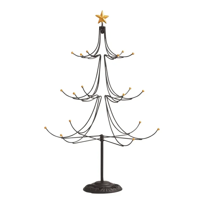 Black Christmas Tree Ornament Holder